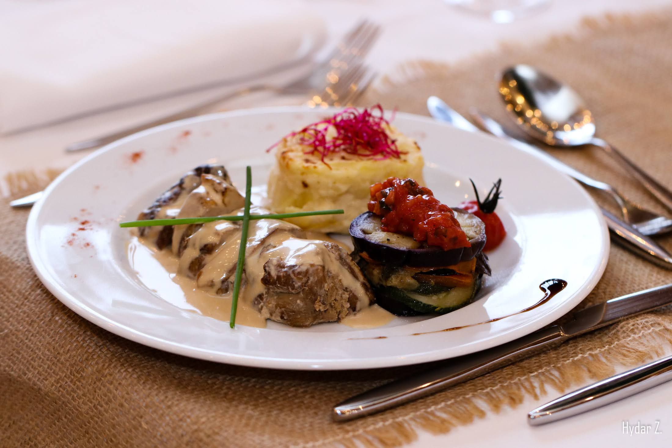 Filet de canette sauce foie gras